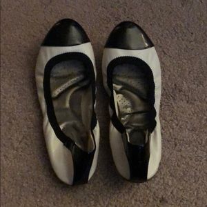 Black and white flats